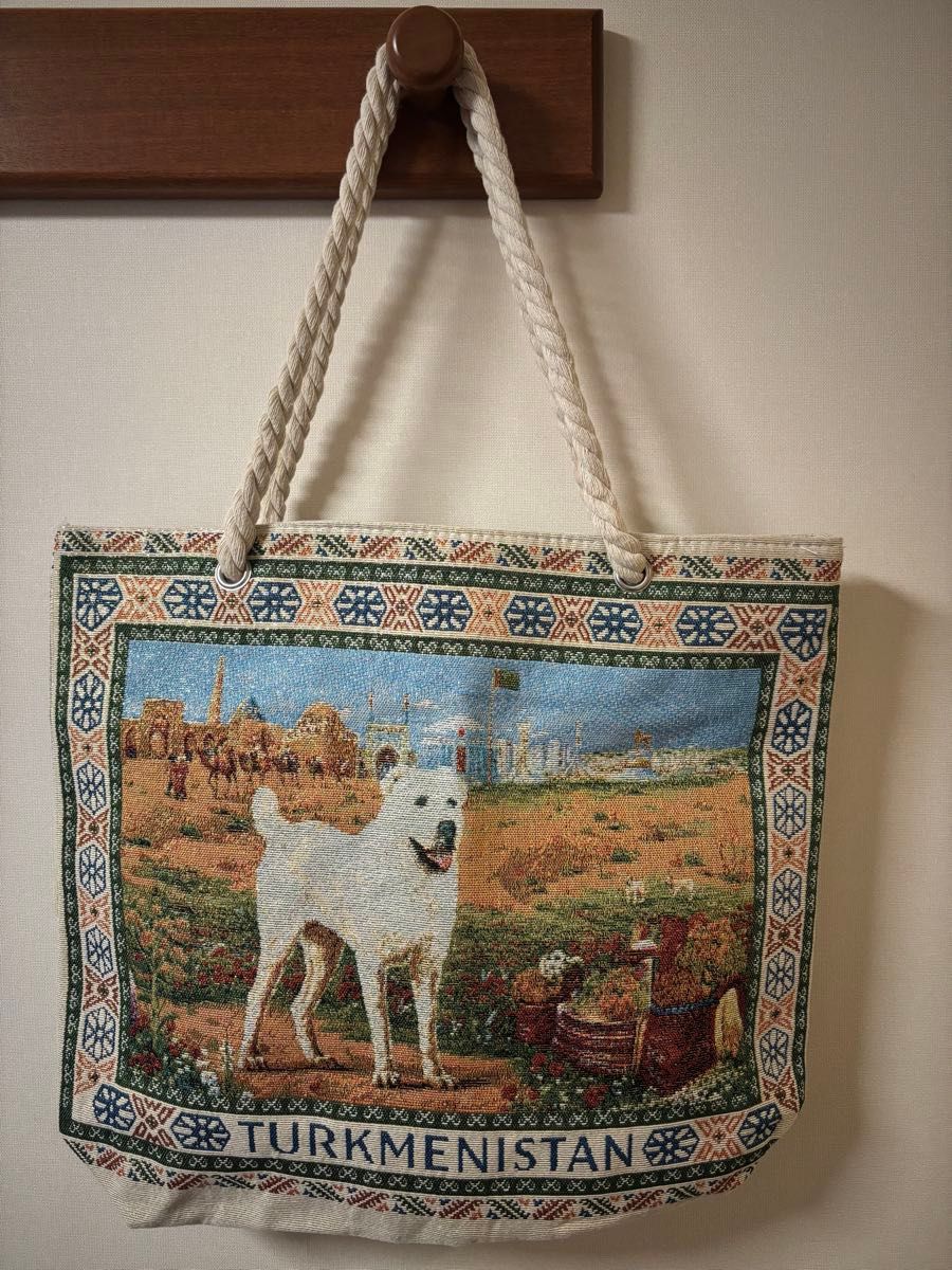新品・希少】大阪万博 2025 トルクメニスタン トートバッグ アラバイ
