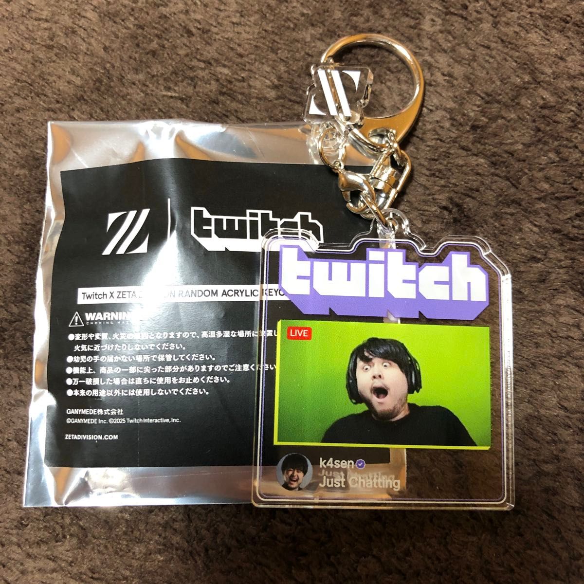 TGS2025 ZETA DIVISION × Twitch アクキー k4sen｜Yahoo!フリマ（旧