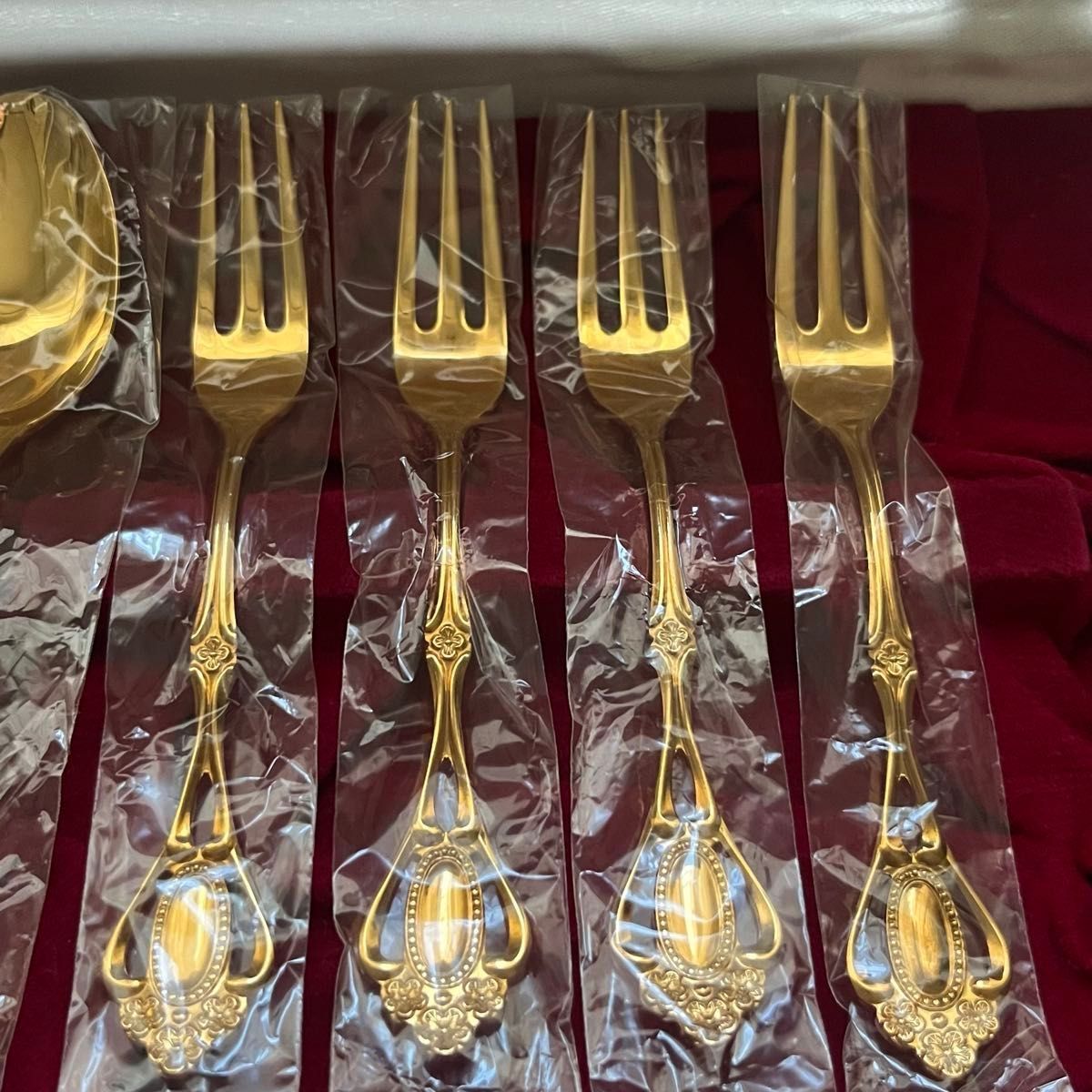 ノリタケ クリスティーヌ ゴールド ティースプーン ヒメフォーク