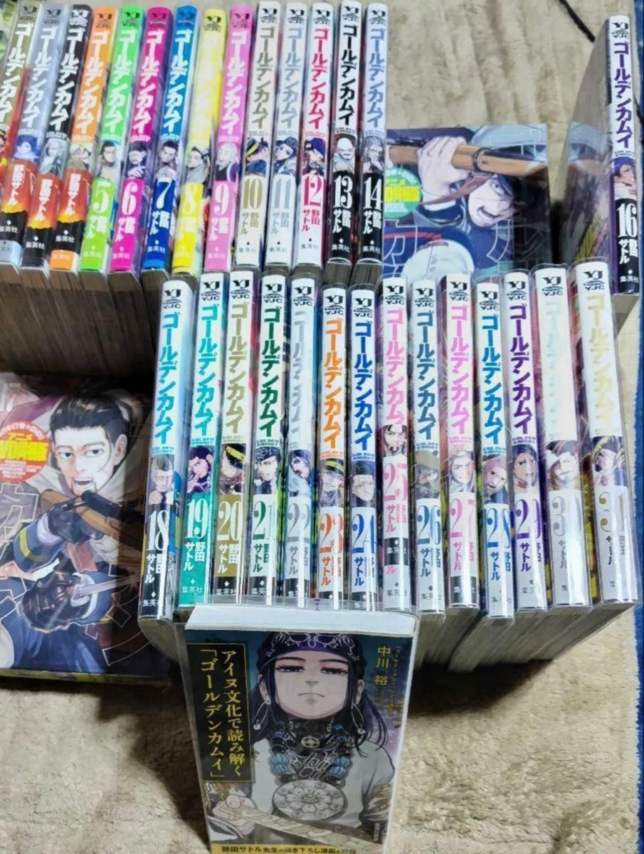 初版（第1刷発行）】ゴールデンカムイ 漫画 帯付き コミック 全巻 全31