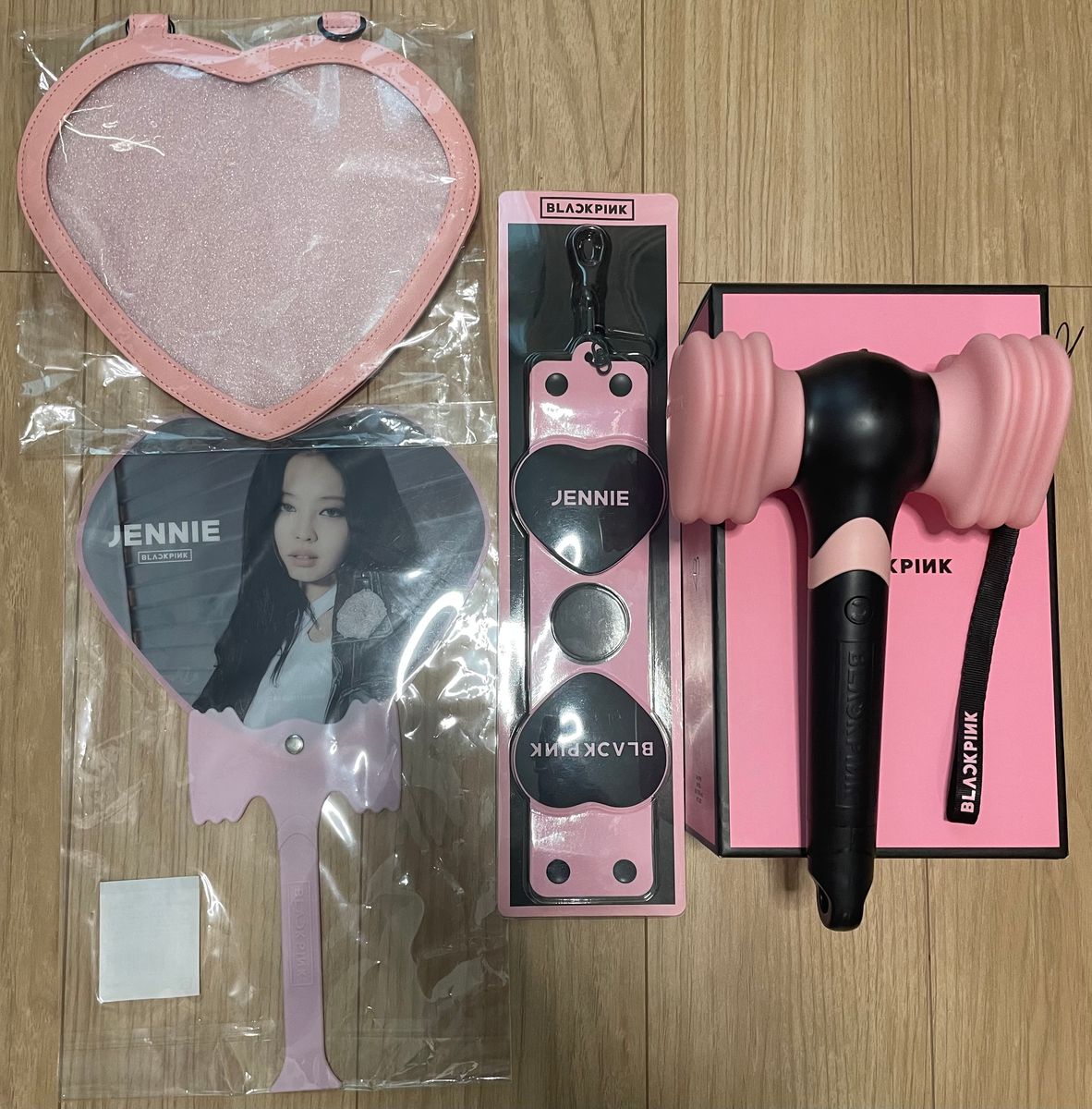 BLACKPINK ペンライト ジェニ ペンライトホルダー うちわホルダー
