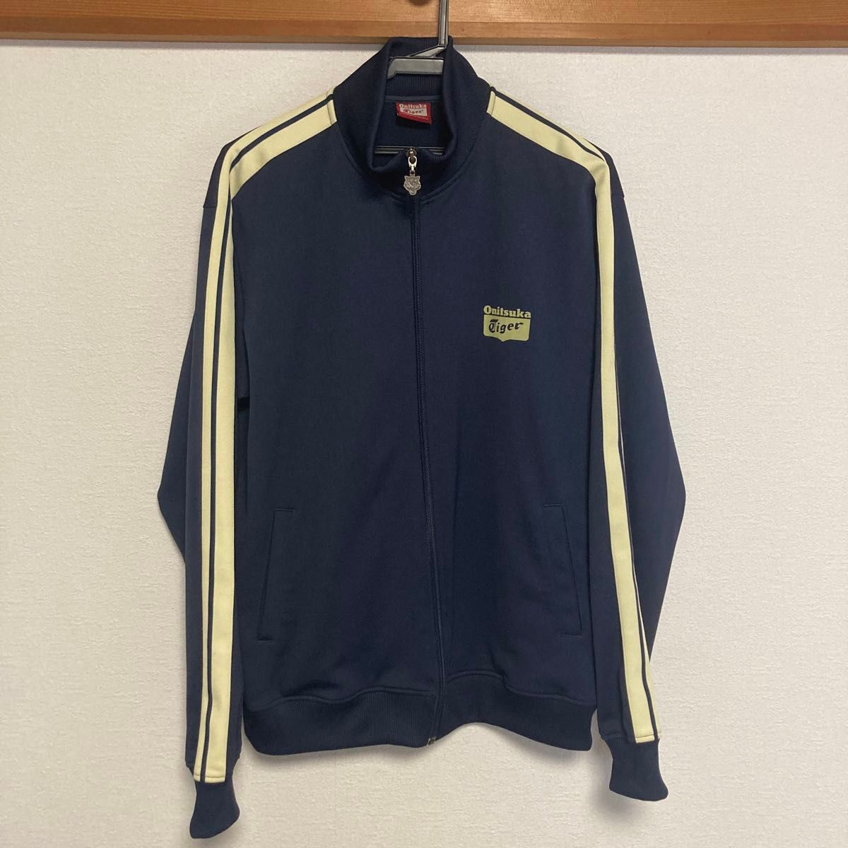 美品】Onitsuka Tiger トラックジャケット ジャージ NAVY XLサイズ