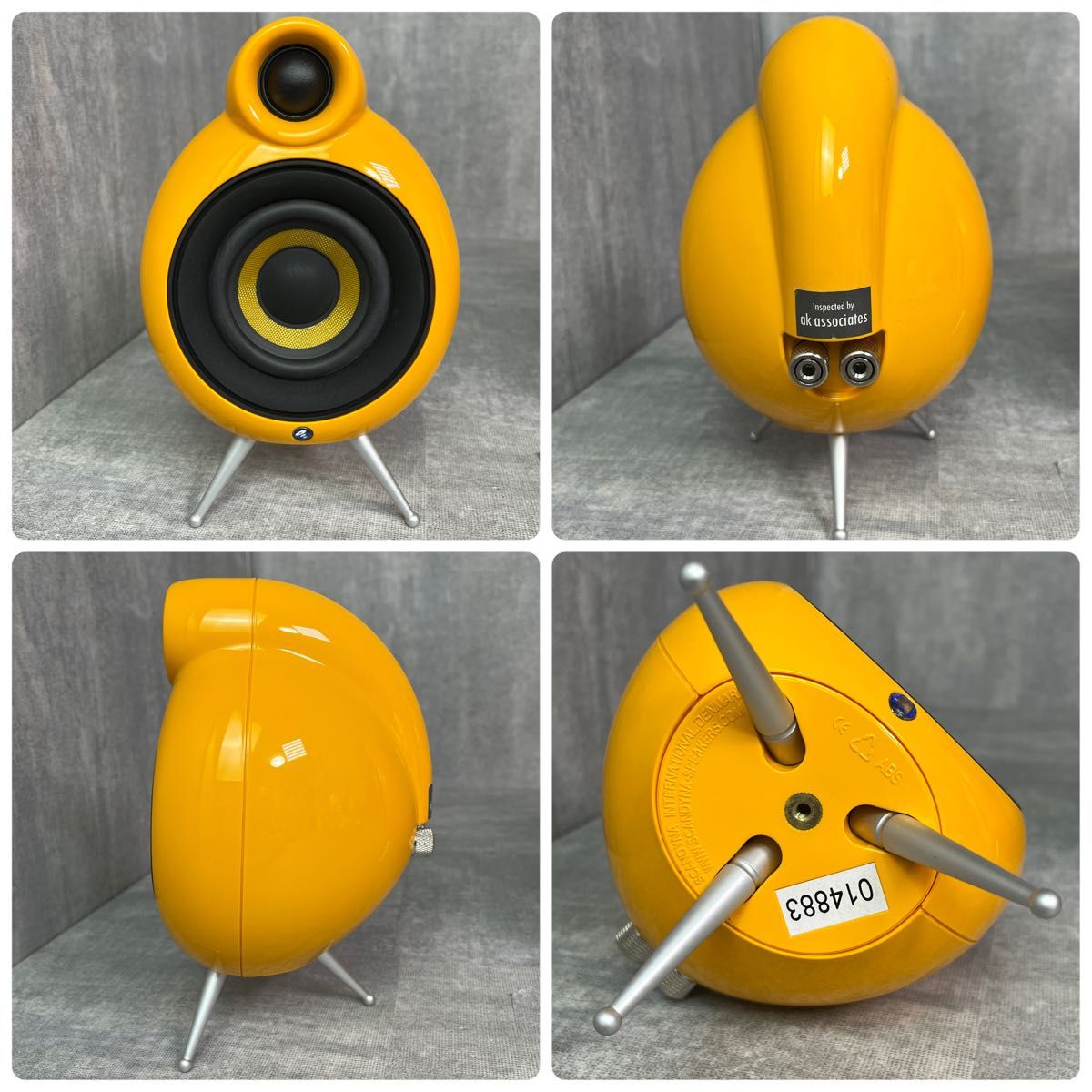 希少 Scandyna スキャンダイナ Micropod SE パッシブスピーカー ペア