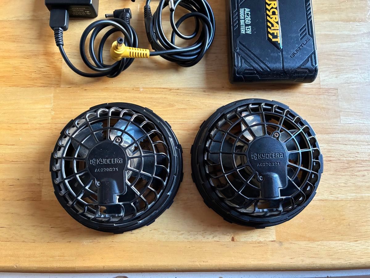 13V 空調服 バートル エアークラフト BURTLE AIRCRAFT ファン