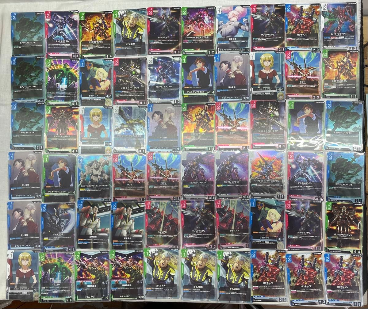 ガンダムカードゲーム GCG Rカード レアカード まとめ 60枚セット 076