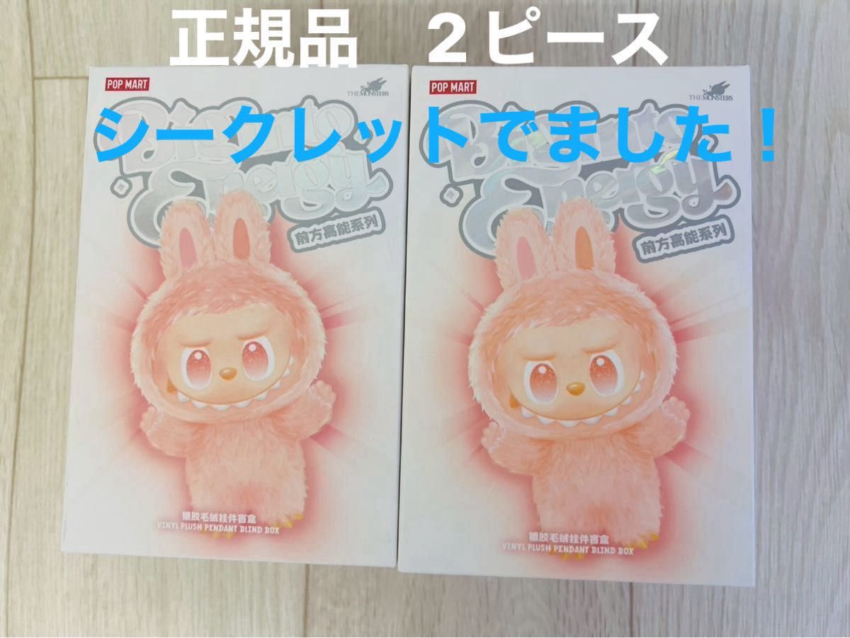 正規品 未開封】ラブブ Labubu Big into Energy 2ピース ポップマート