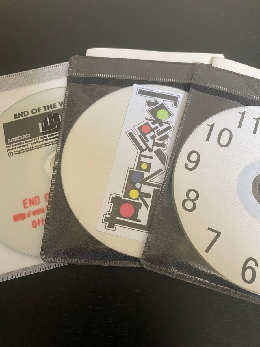 セカオワ 針なし時計 白い時計のCD&黒earth デモCD&EOTW