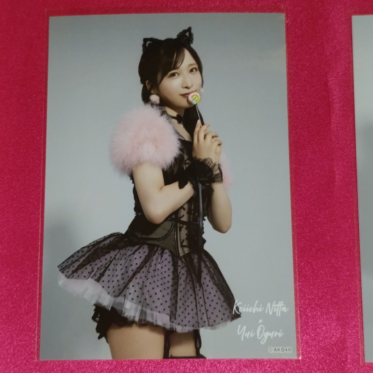 AKB48 小栗有以 大丸東京店 大衣装展 ランダム生写真 4種コンプ シャム