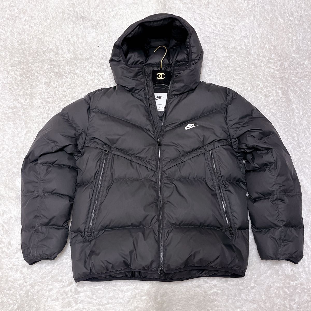 極美品 ナイキ NIKE storm fit ストームフィット 肉厚 短丈 ダウン