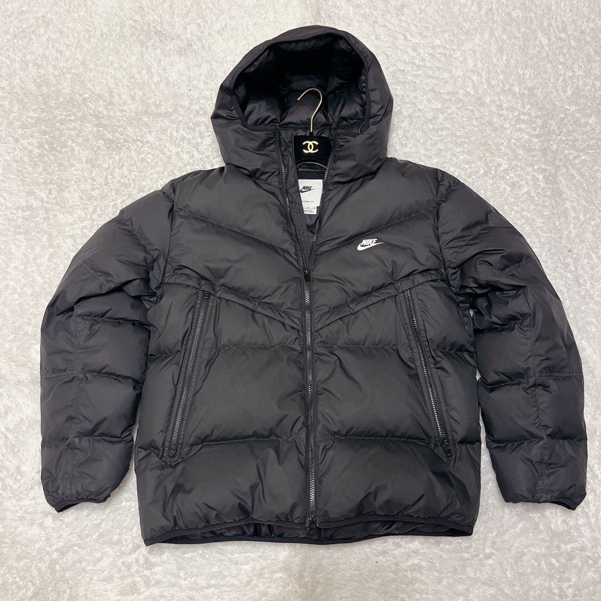極美品 ナイキ NIKE storm fit ストームフィット 肉厚 短丈 ダウン