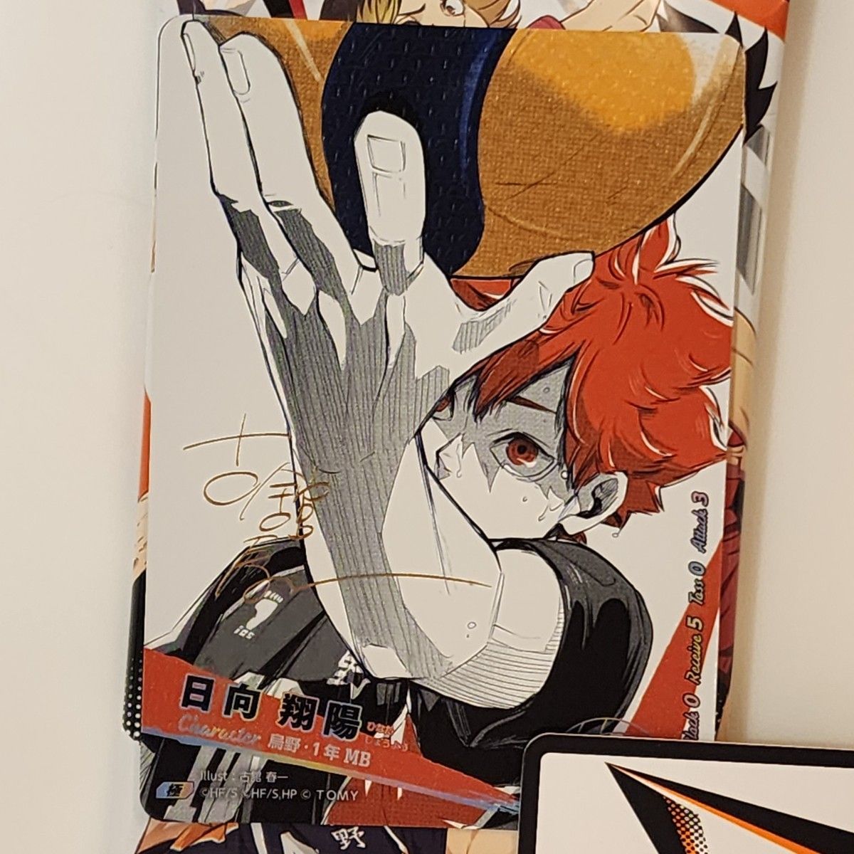 ハイキュー バボカ BREAK 日向翔陽 シリアルナンバー入 サイン 極