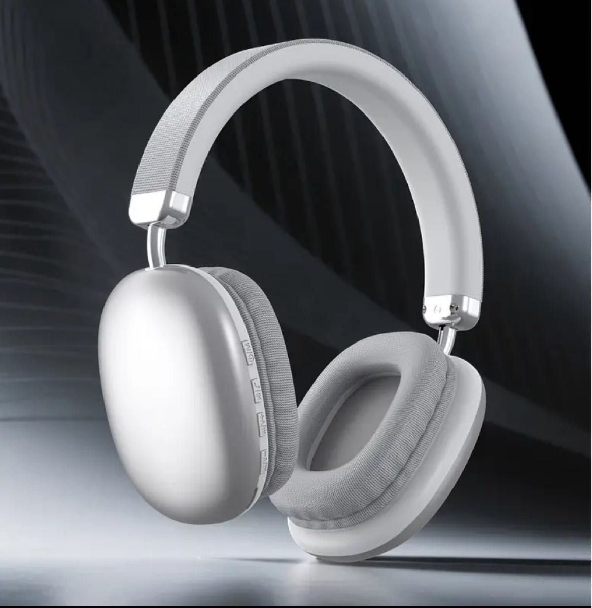 Bluetooth ワイヤレスヘッドホン シルバー 高音質 重低音｜Yahoo