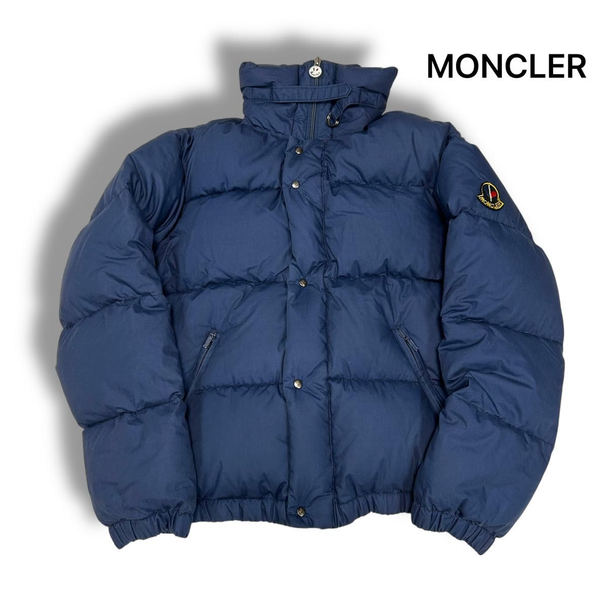 MONCLER ski wear ASICS 90s ダウンジャケット ネイビー 160