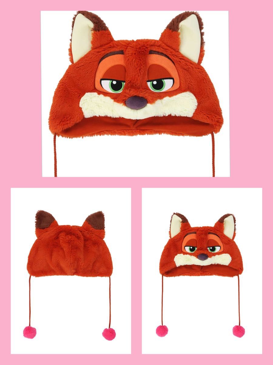新品・タグ付きディズニーズートピアニック ジュディファンキャップ