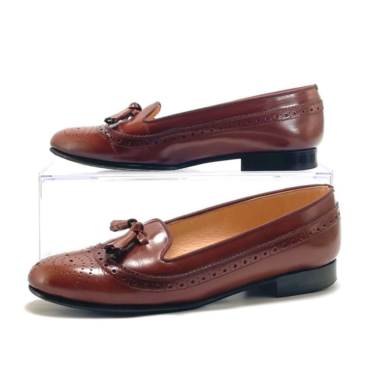 本日限定価格 REGAL 本革 レザー タッセル ローファー ブラウン