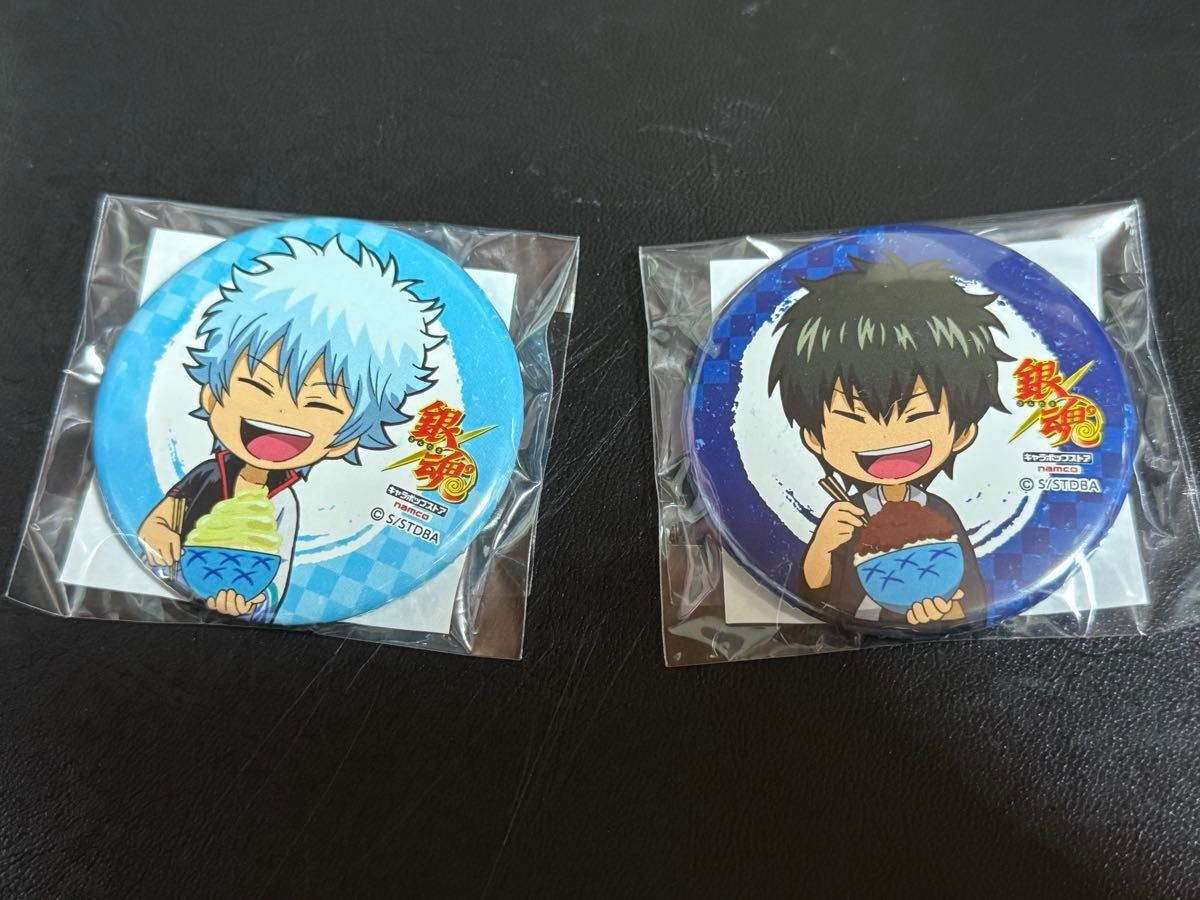 銀魂 風神雷神 缶バッジ セット 坂田銀時 土方十四郎 2個 Amazon.co.jp