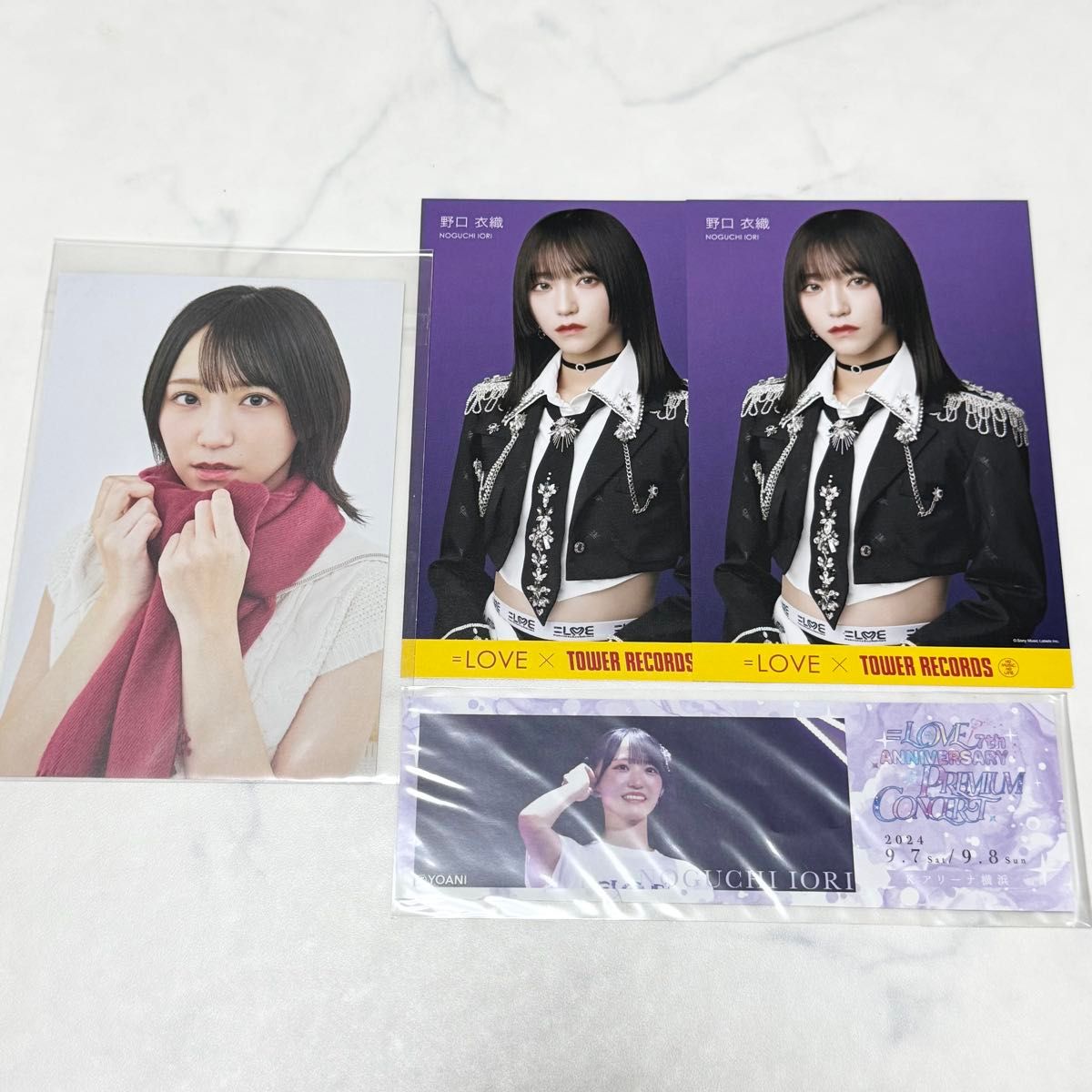 イコラブ ＝LOVE 野口衣織 CD 特典 タワレコ ポストカード 呪って呪っ