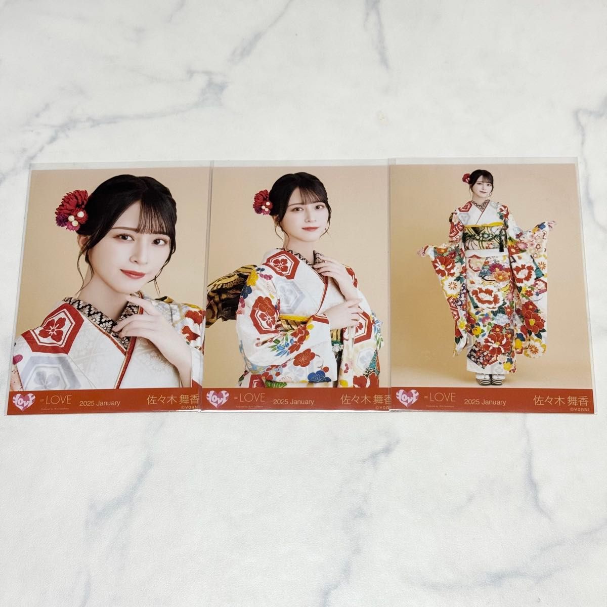 イコラブ ＝LOVE 佐々木舞香 振袖 2025 生写真 コンプ｜Yahoo!フリマ