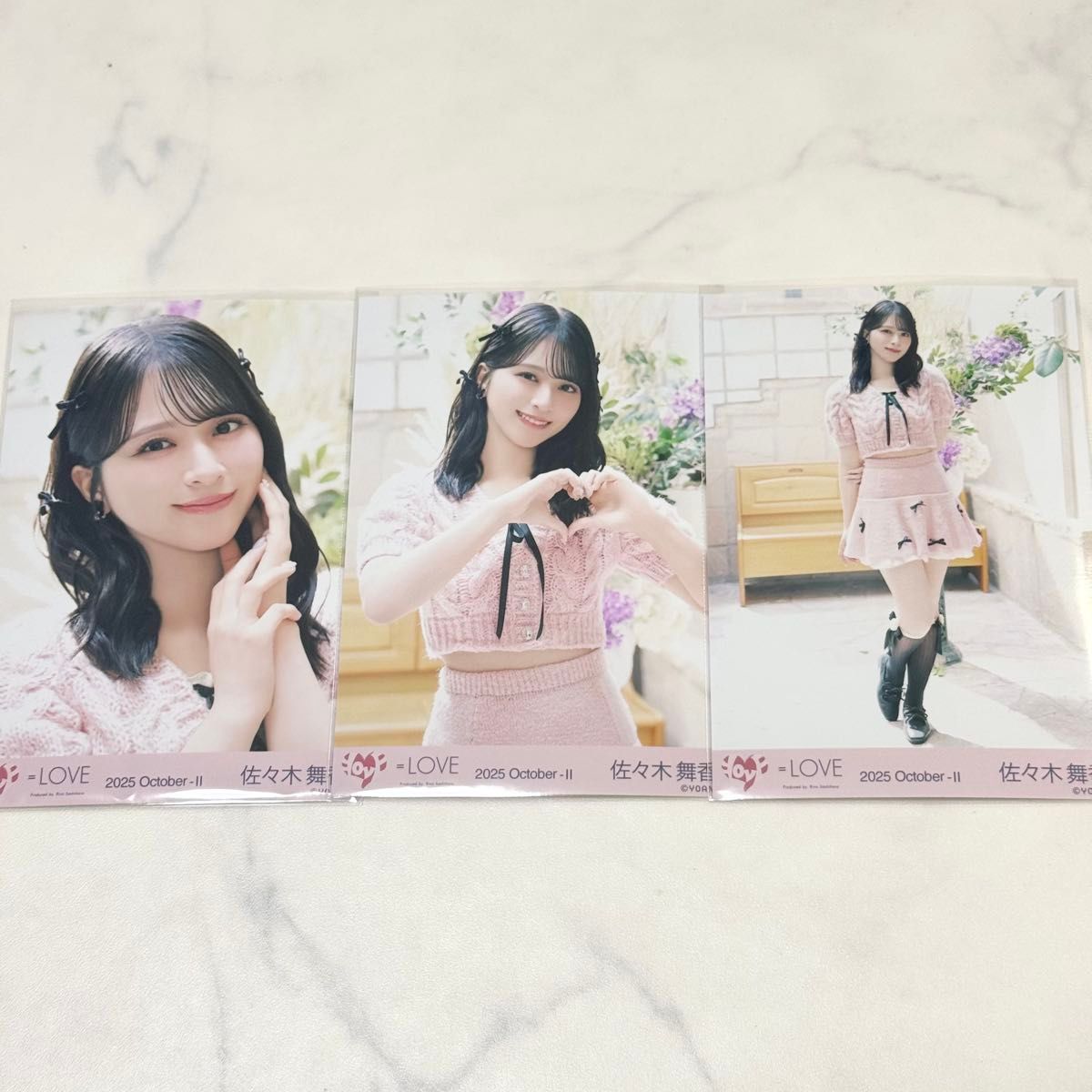 イコラブ ＝LOVE 佐々木舞香 ラブソングに襲われる MV 生写真 コンプ