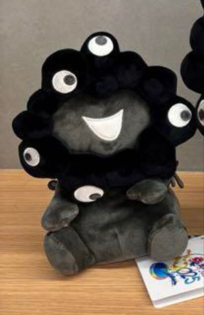 大阪関西万博 黒ミャクミャクお手玉風ぬいぐるみ Sサイズ 座り｜Yahoo