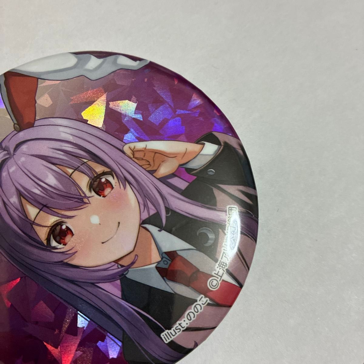 ダイソー 東方 BIGホログラム缶バッジ「鈴仙・優曇華院・イナバ