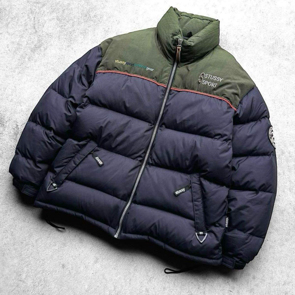 希少 90s vintage OLD STUSSY オールド ステューシー 刺繍ロゴ 肉厚