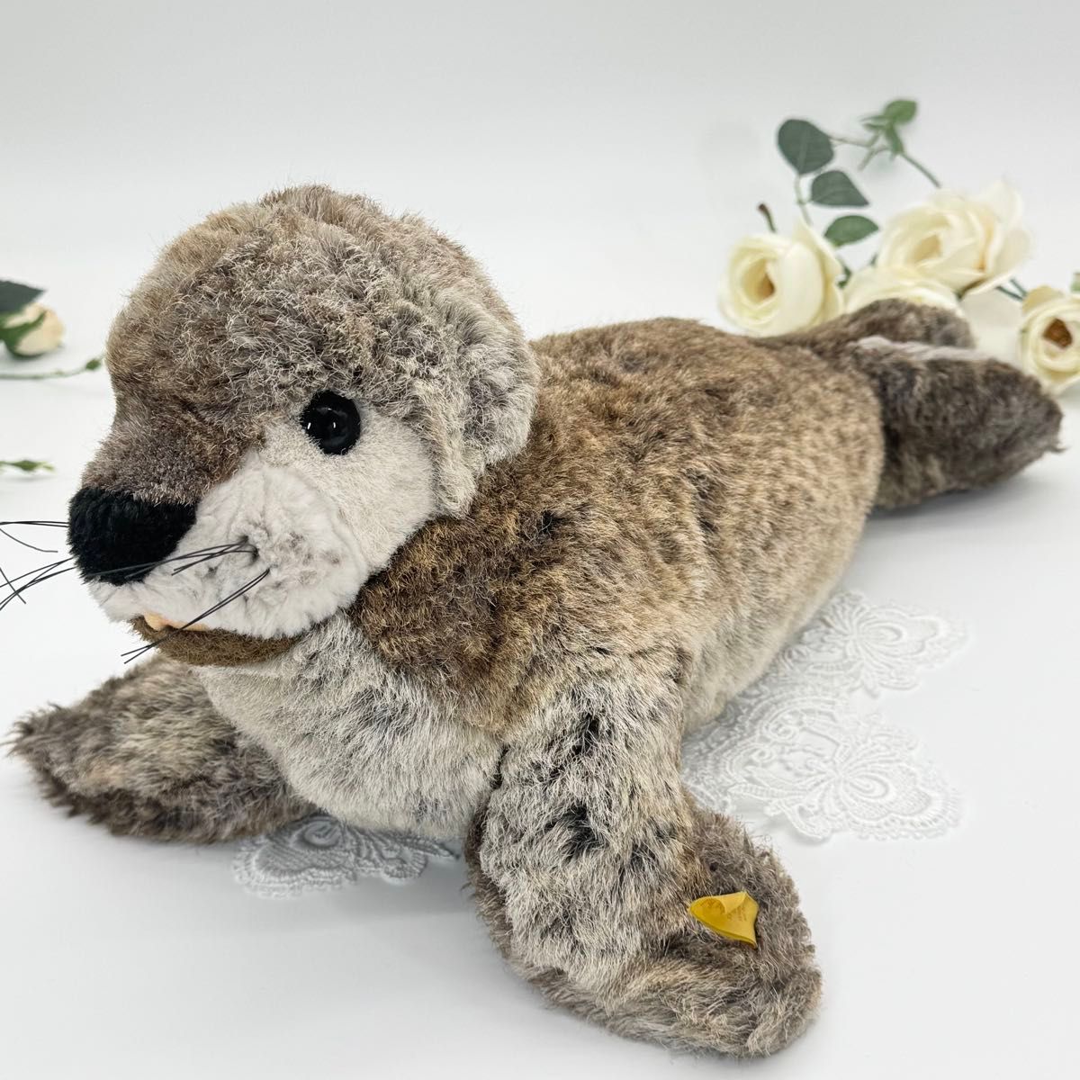 送料無料 シュタイフ Robby Seal 45cm アザラシのロビー/海豹/リアル