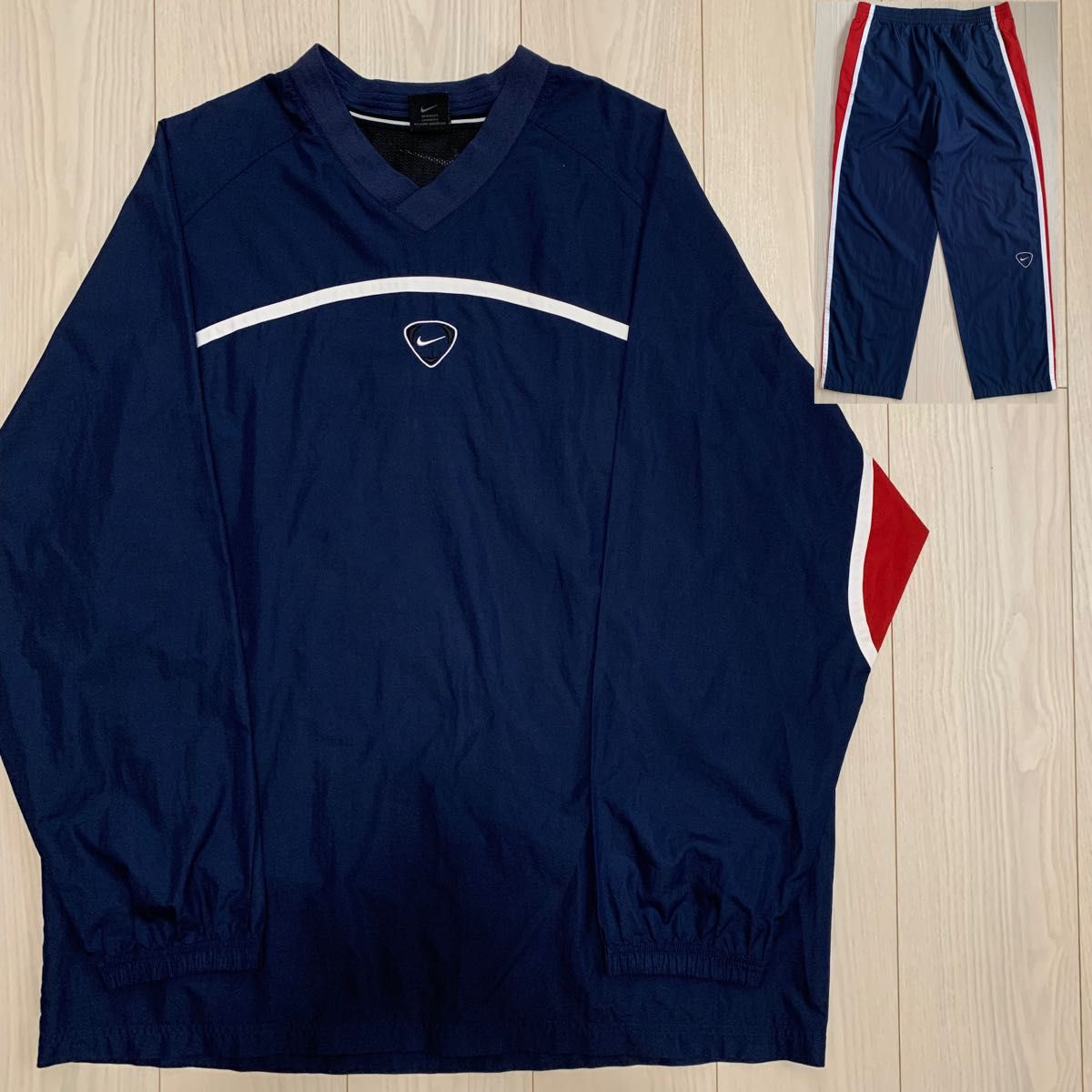 NIKE ナイキ ピステ 上下 ジャージ センター刺繍ロゴ ビッグサイズ