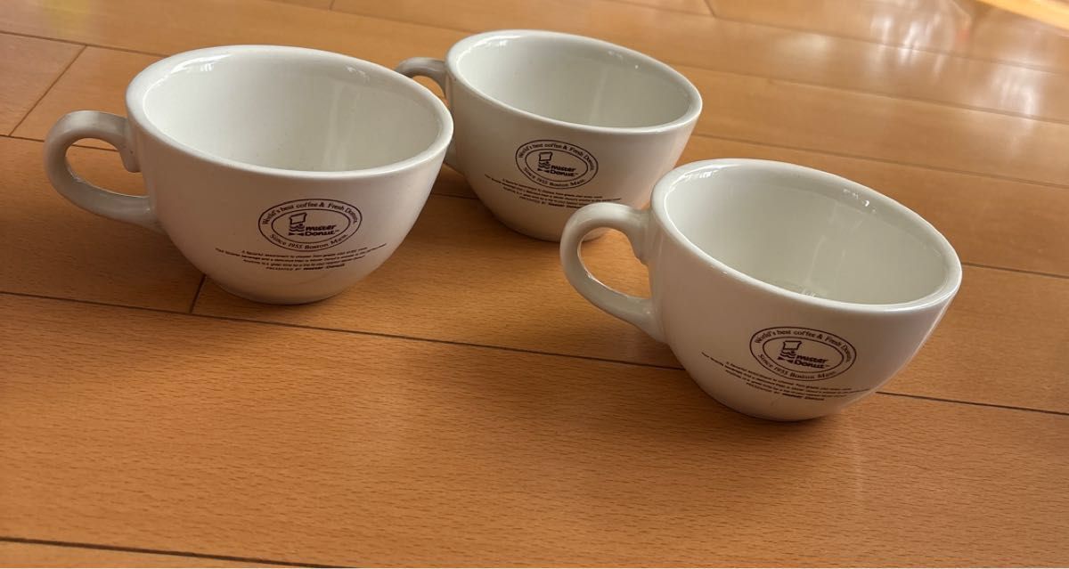 ミスタードーナツ マグカップ 3個セット オールド デザイン 昭和レトロ