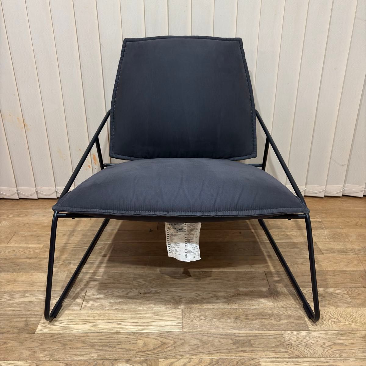 廃盤】IKEA イケア VILLSTAD チェア シングルソファ 限定品 1人掛け 黒