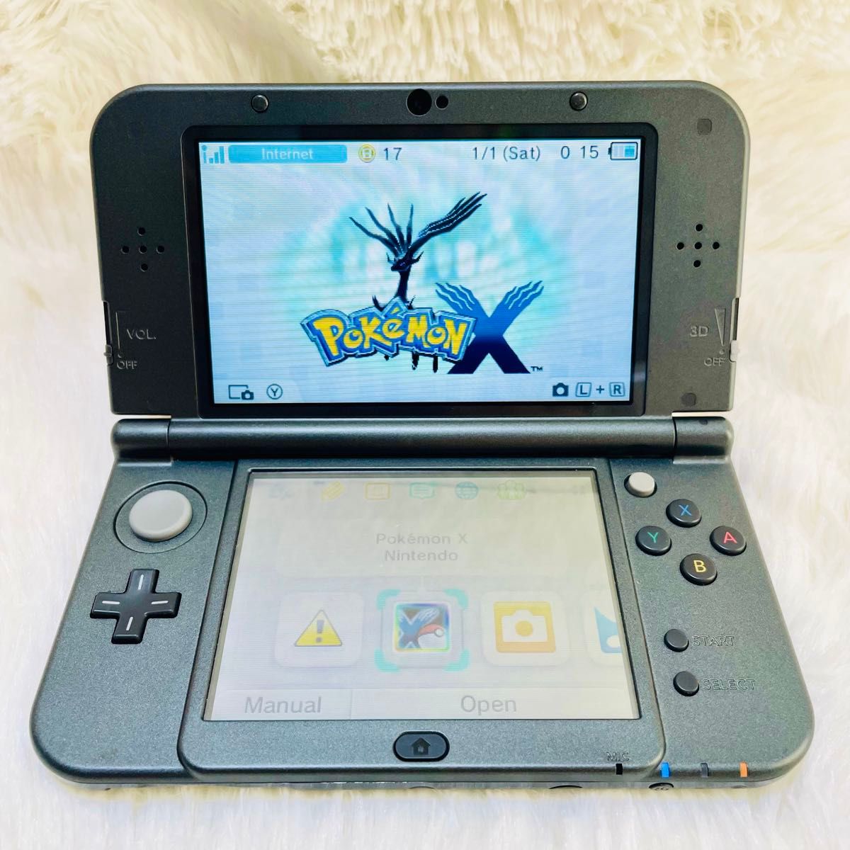 超美品 北米版 Nintendo NEW 3DS LL XL ポケモンX Newニンテンドー3DS