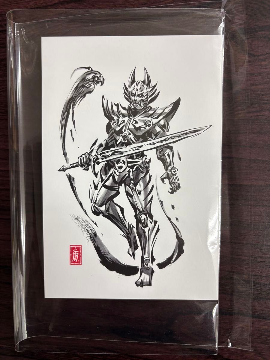 新品・未使用 牙狼〈GARO〉TAIGA 劇場入場者特典 雨宮慶太監督イラスト