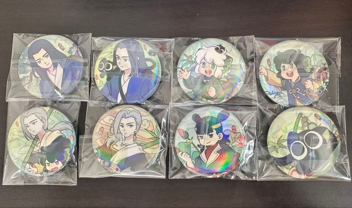 海外製】羅小黒戦記 バッジセット 8種 ロシャオヘイ 無限 鹿野 風息