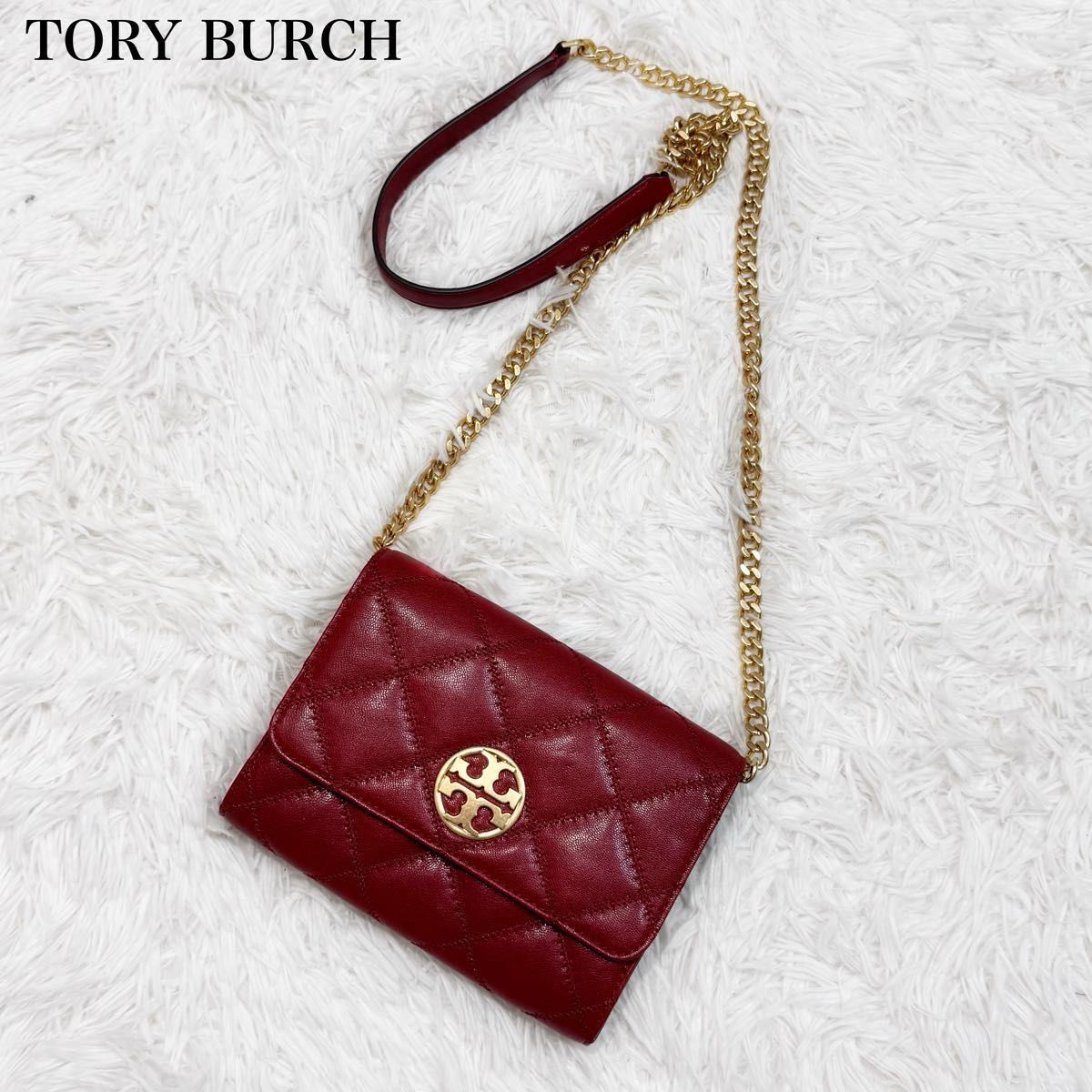 極美品 TORY BURCH トリーバーチ ウィラ ショルダーバッグ チェーン
