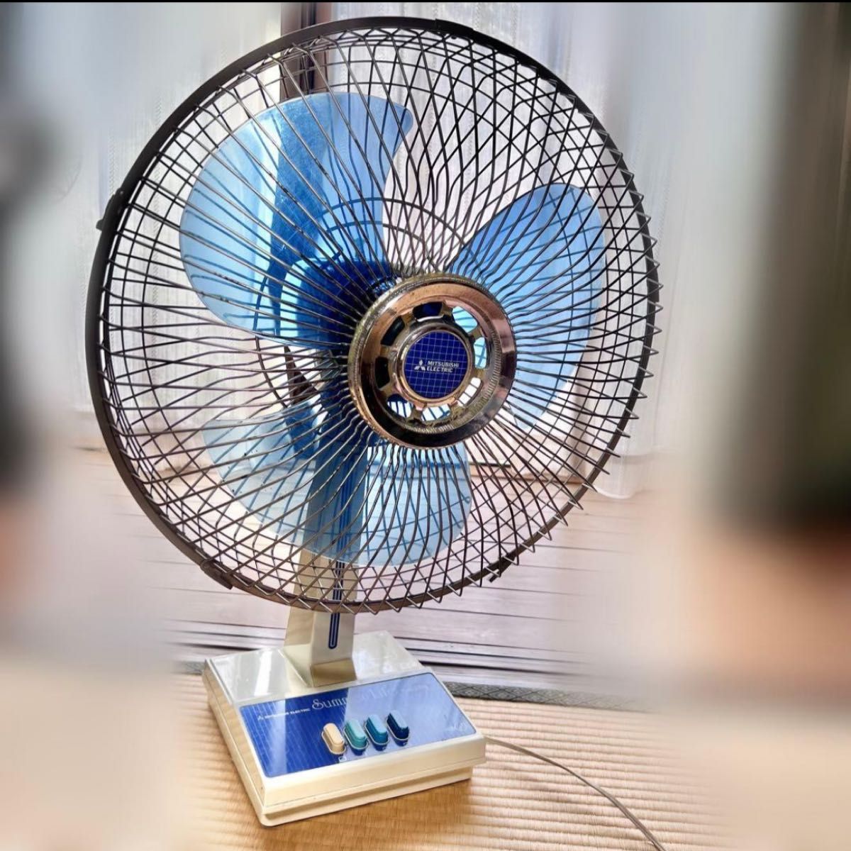 三菱電機 MITSUBISHI Electric1983年製 扇風機 昭和レトロ Summer Life