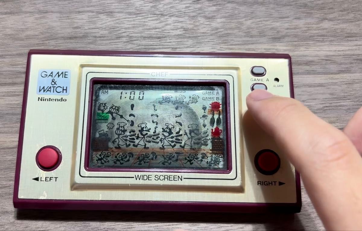 任天堂 GAME & WATCH CHEF ゲームウォッチ レトロゲーム シェフ｜Yahoo