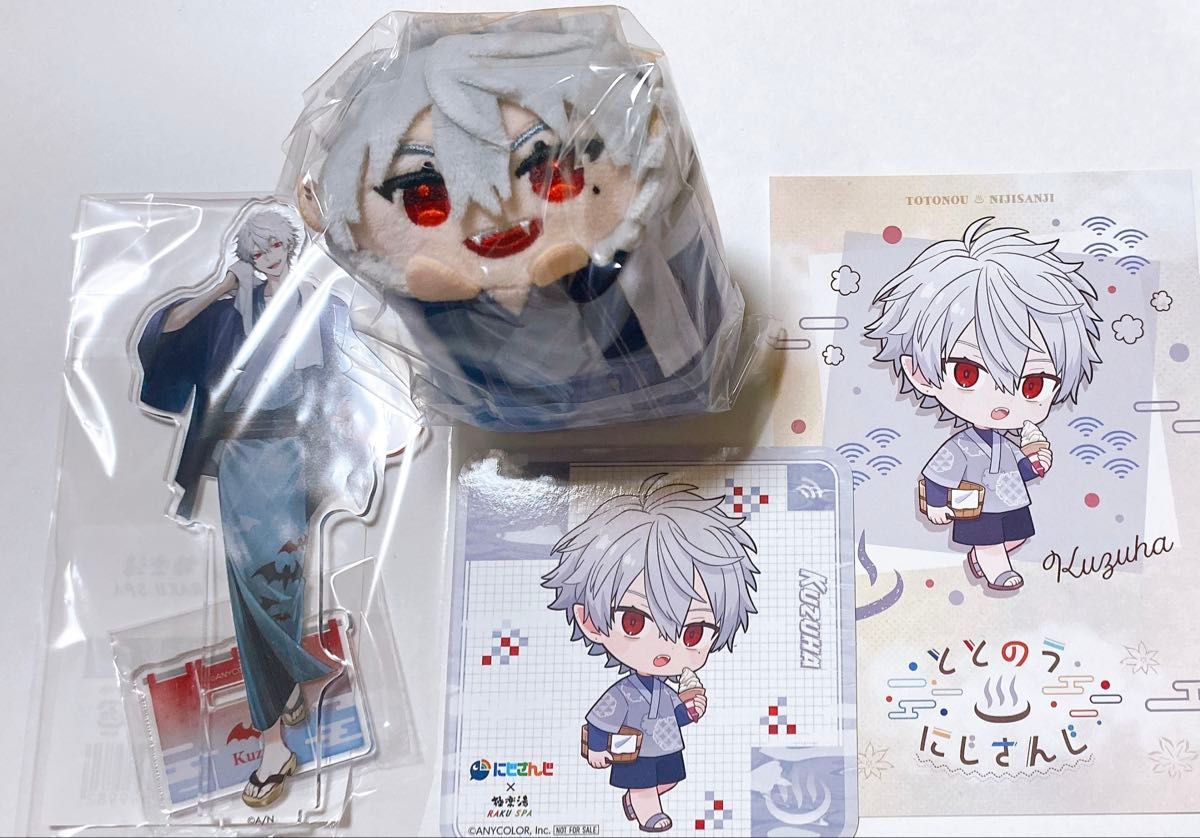 にじさんじ 葛葉 極楽湯 アクリルスタンド もちころりんぬいぐるみ