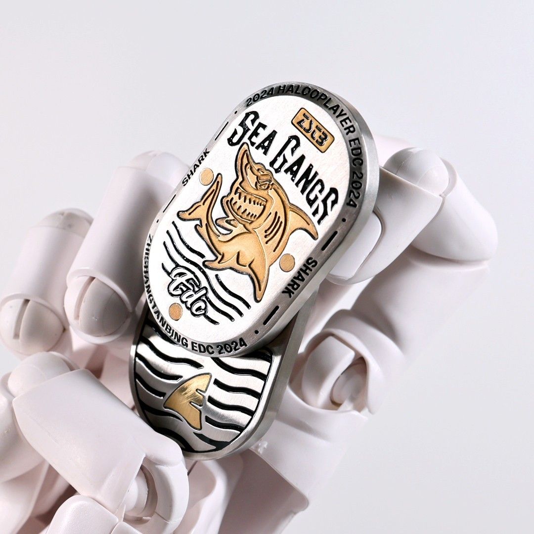 新品 メカニカルフィジェットスライダー シャーク フィジェットトイ