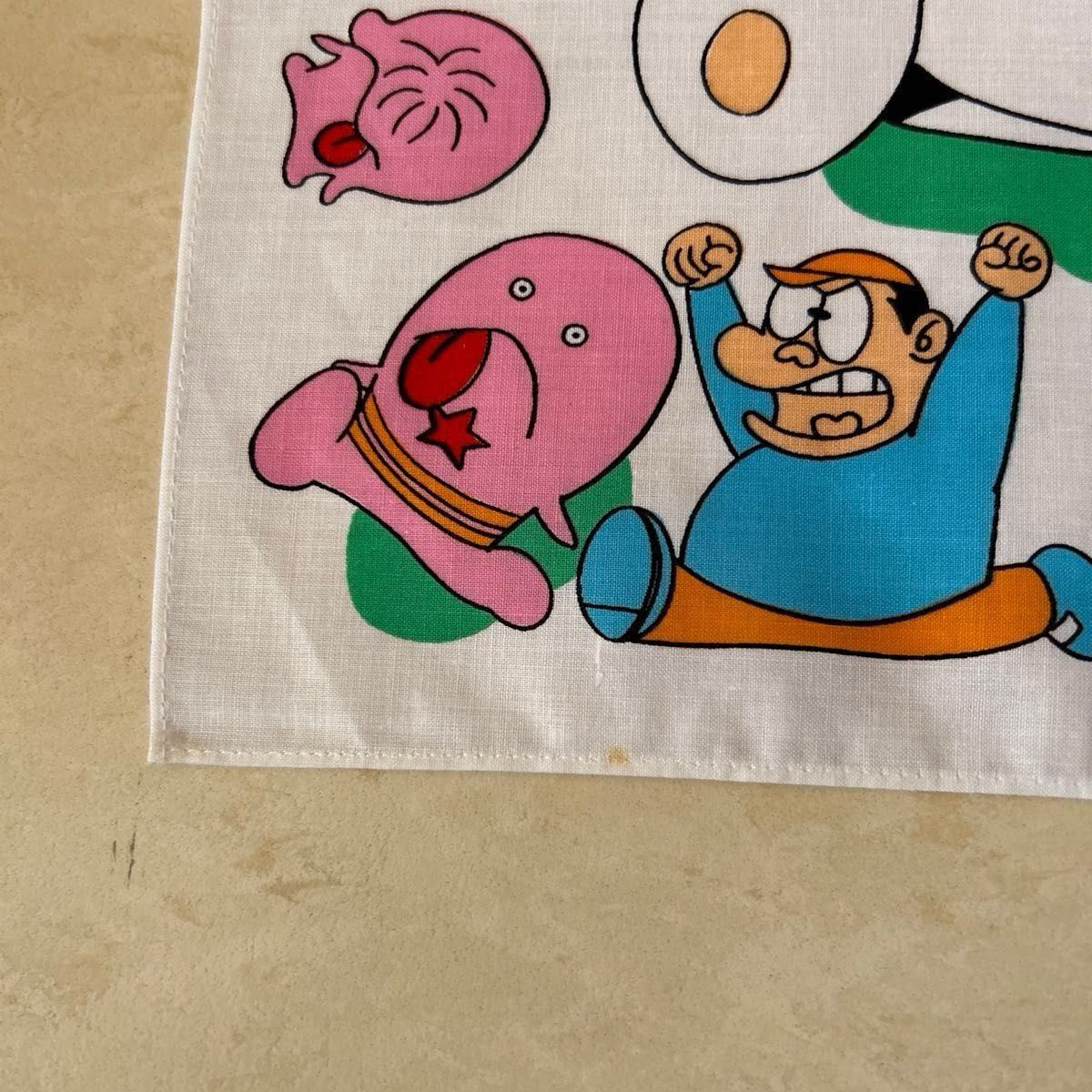 レア物 昭和 未使用品 ハンカチ 当時物 昭和レトロ アニメ オバケのQ