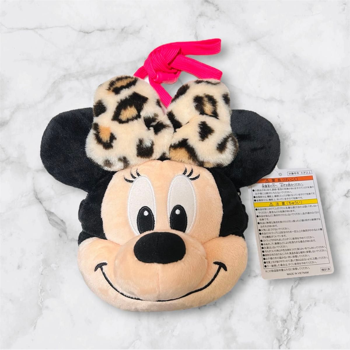 Disney ディズニー ミニー レオパード ヒョウ柄 ショルダーバッグ