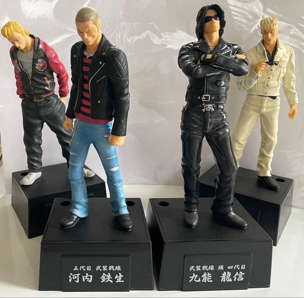 クローズ ＆WORST フィギュア 河内鉄生 九能龍信 美藤竜也 坊屋春道 4