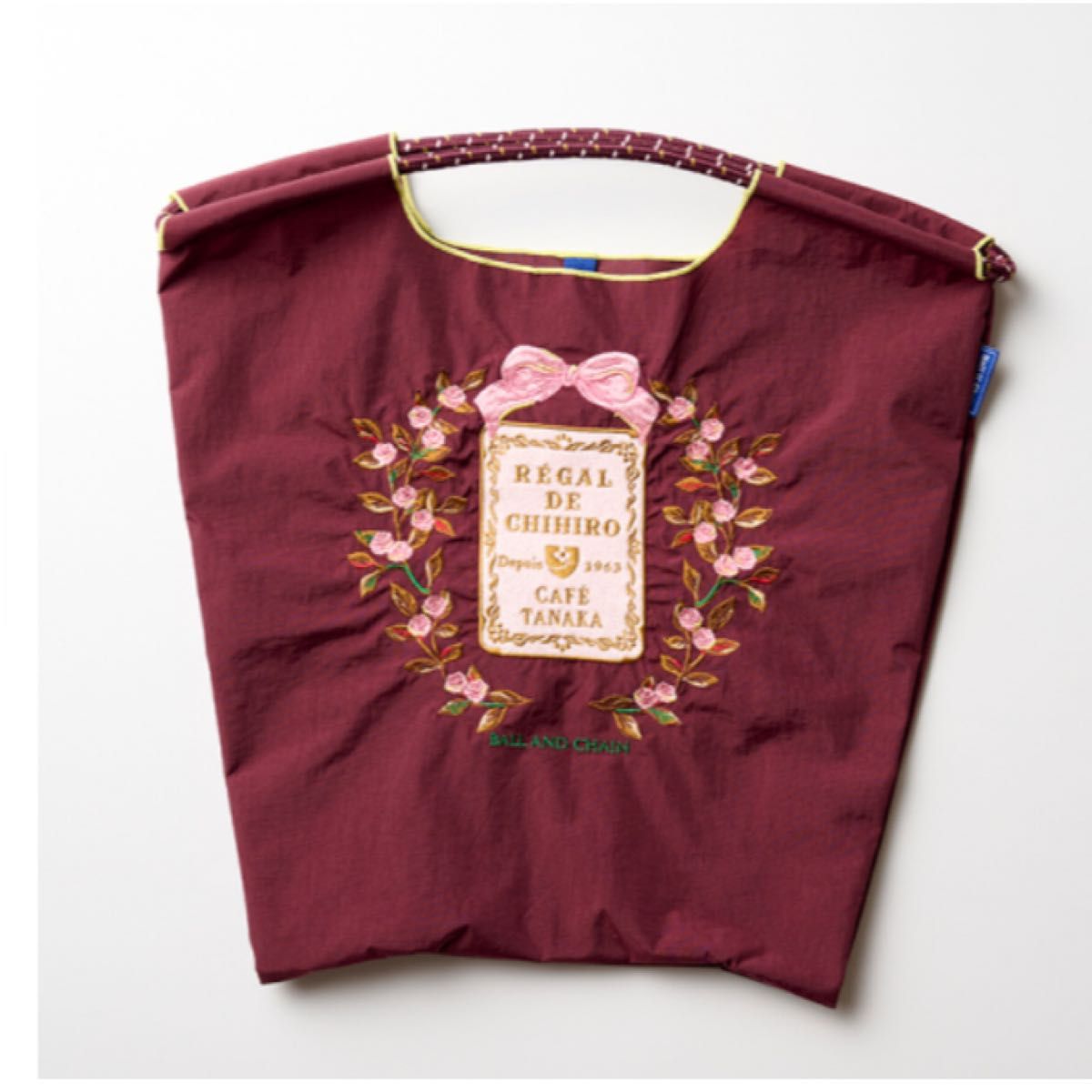 梅田阪急 カフェタナカ クッキー缶とボールアンドチェーンエコバッグ