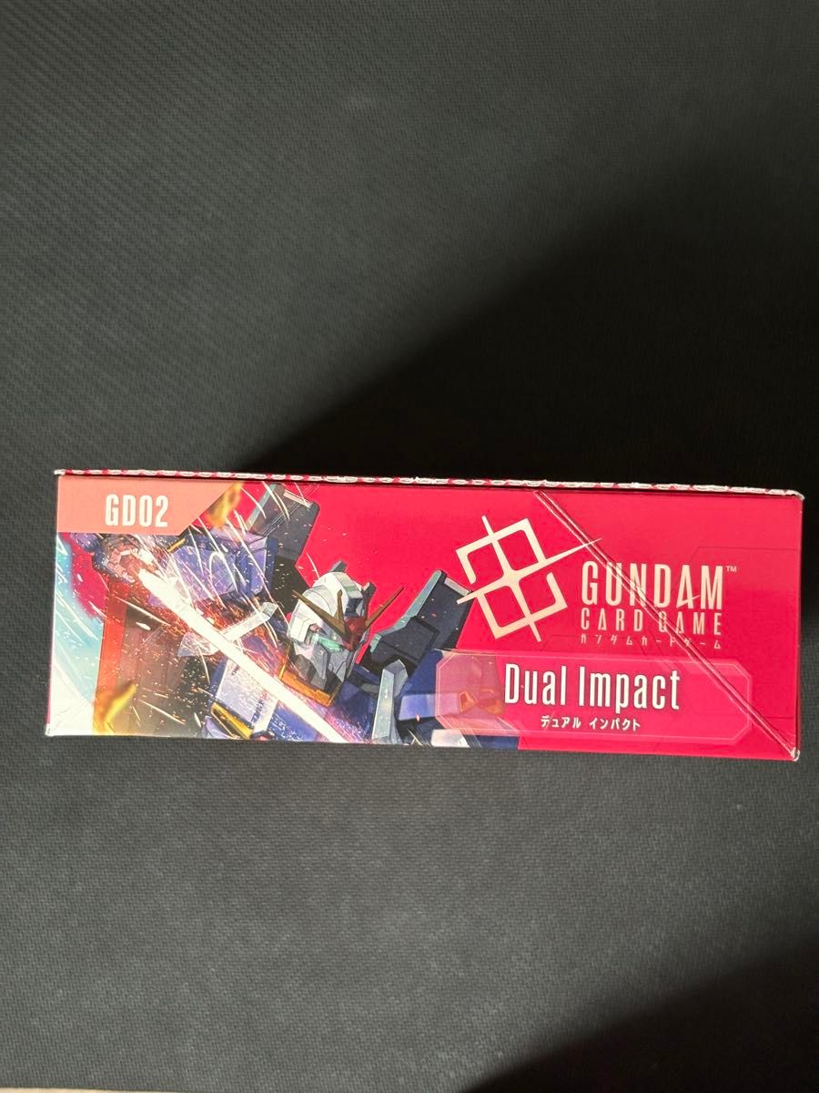 ガンダムカードゲーム デュアル インパクト BOX 未開封 テープ付 dual