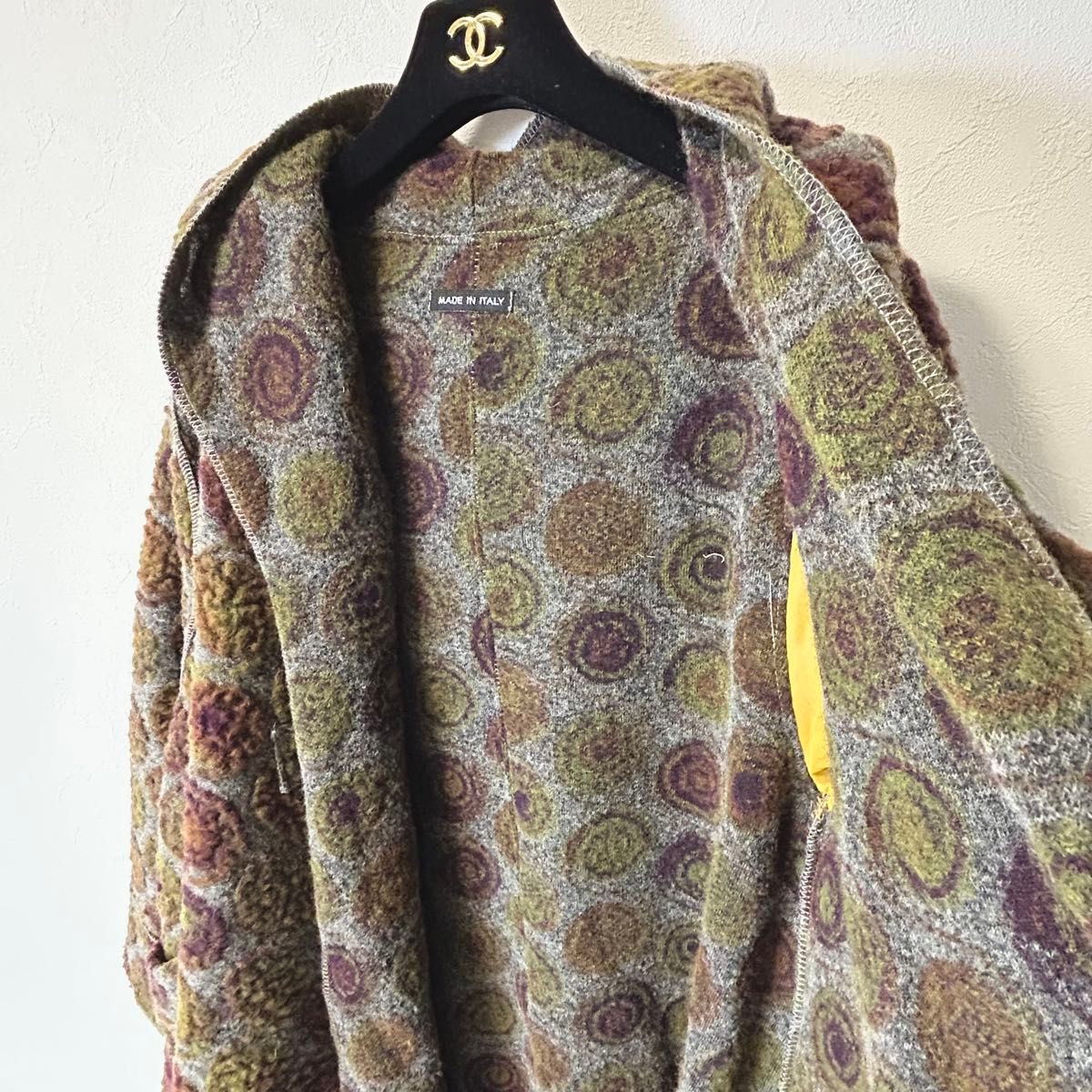 koibito misaki コイビトミサキ】イタリア製 圧縮ウール コート ドット