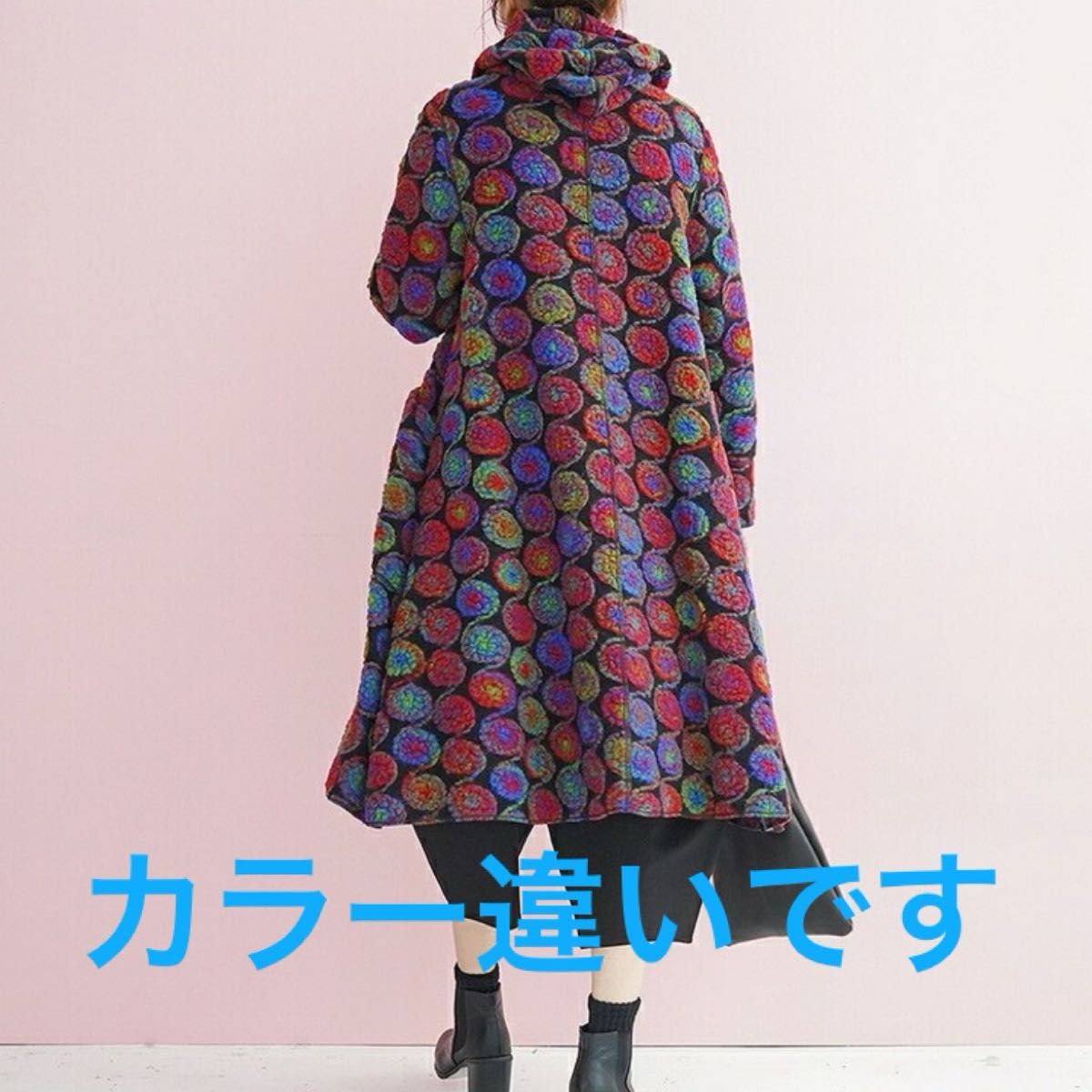 koibito misaki コイビトミサキ】イタリア製 圧縮ウール コート ドット