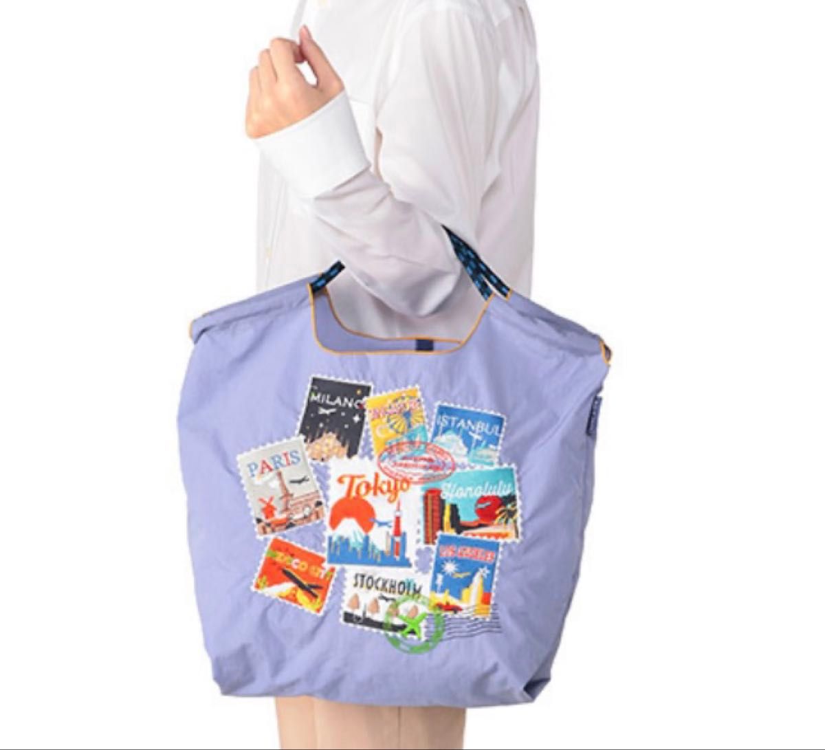 ANA ボールアンドチェーン エコバッグ Mサイズ コラボ 限定 飛行機