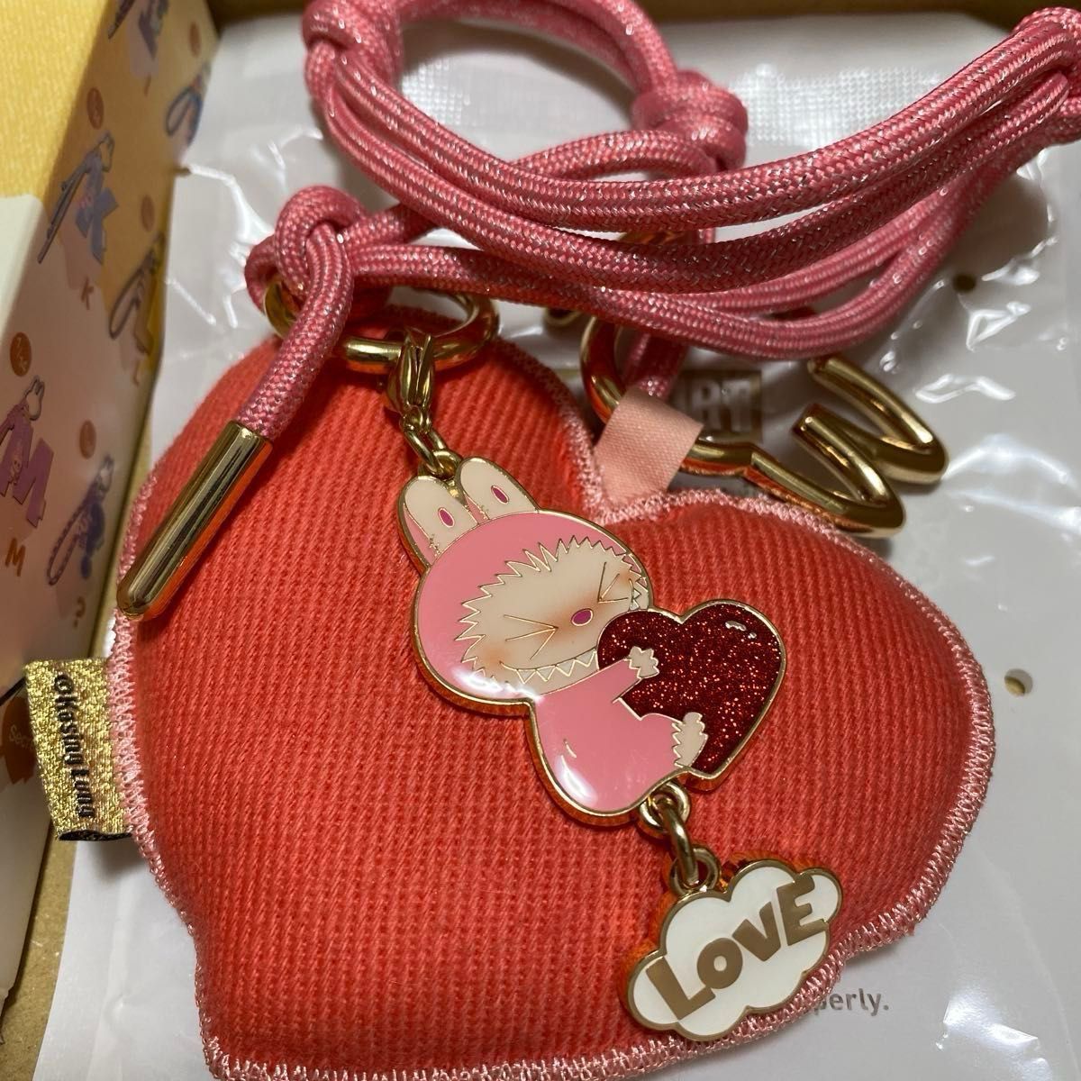 ラブブ PIN FOR LOVE イニシャル チャーム シークレット ハート｜Yahoo