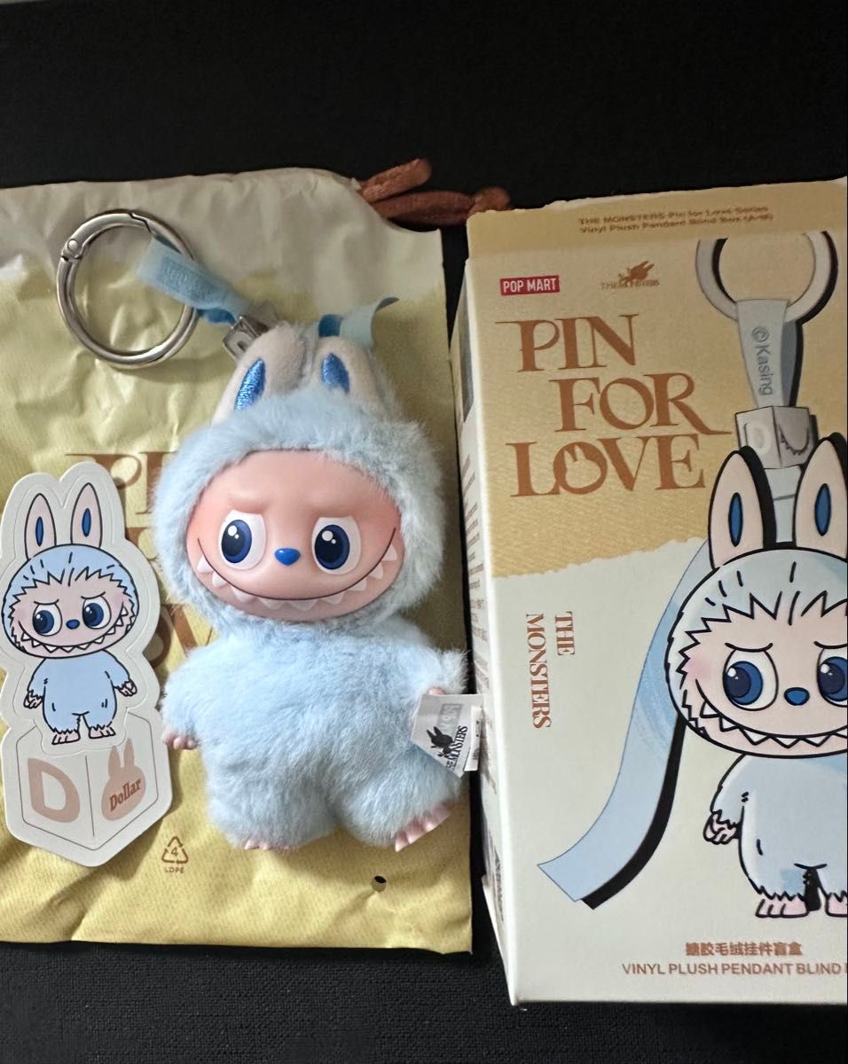 正規品】新品未使用 LABUBU PIN FOR LOVE ぬいぐるみ ラブブ