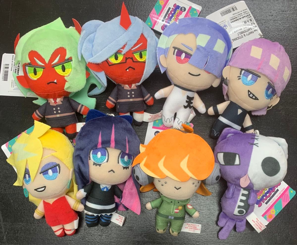 パンティ＆ストッキング ちまっとさん ぬいぐるみ 8種セット｜Yahoo