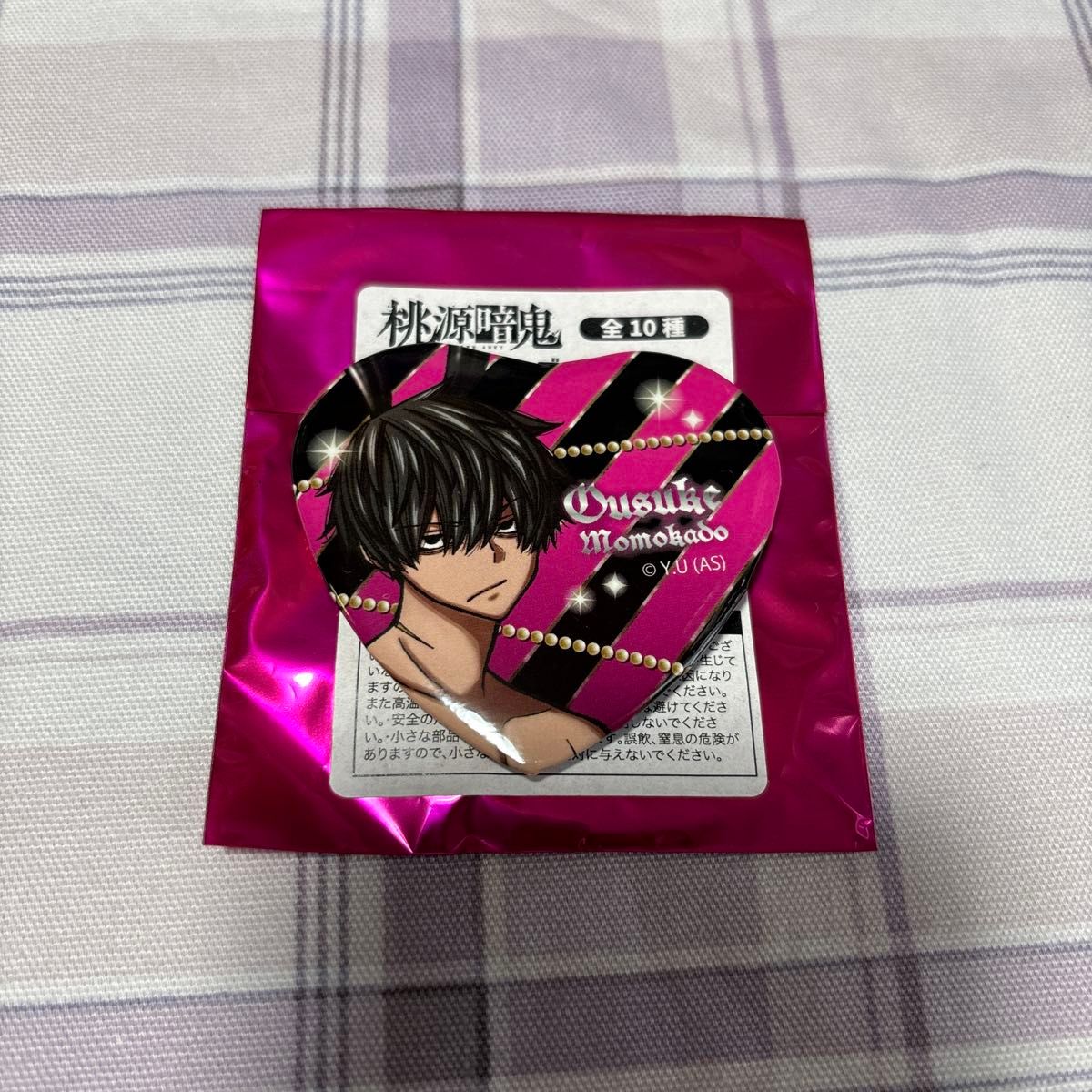 桃源暗鬼 漫画展 桃角桜介 ハート缶バッジ(バニー) 6点セット｜Yahoo